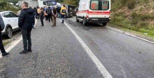Bursa’da minibüsü devrildi: 3 yaralı
