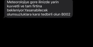 Saatte 100 kilometre hızla esecek AFAD ve Valilik uyardı

