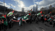 Cenevre'de Filistin'i destekleyen göstericiler BM İnsan Hakları Yüksek Komiserliği'ne yürüdü