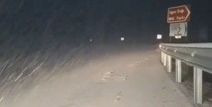 Ilgaz Dağı’nda yoğun kar yağışı etkili oluyor
