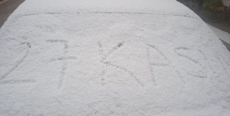Afyonkarahisar'da kar yağışı etkili oldu