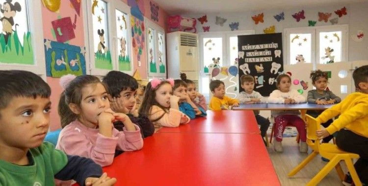 Bucalı miniklere diş sağlığı eğitimi
