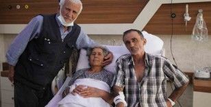 Oğlunun karaciğeriyle hayata tutundu
