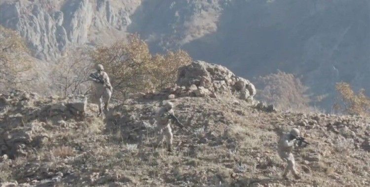 Kahramanlar-30 operasyonlarında 63 mağara, sığınak ve depo imha edildi