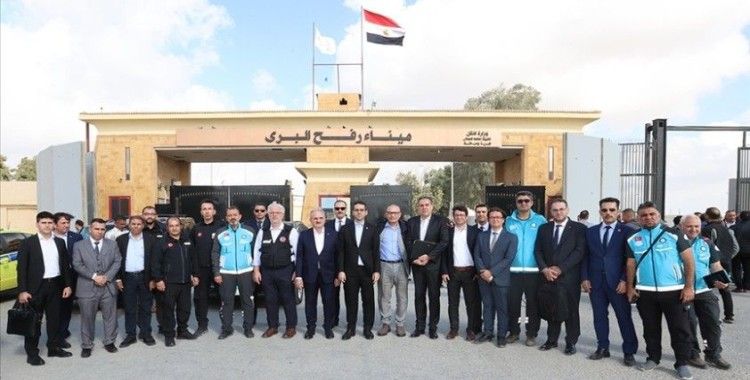 Türk bakan yardımcıları Gazze'ye yardım çalışmaları kapsamında Mısır'ı ziyaret etti