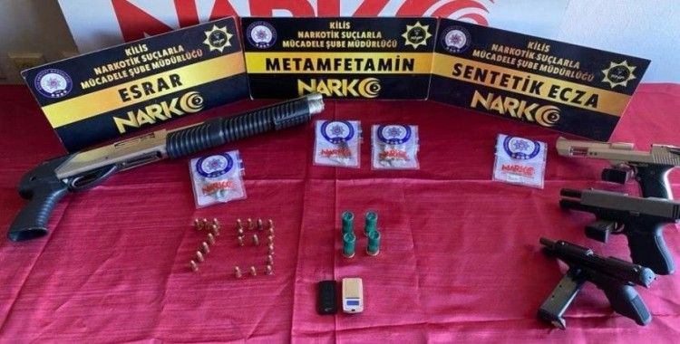 Kilis'te uyuşturucu operasyonu: 4 şüpheli tutuklandı