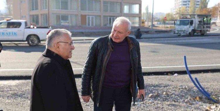 Başkan Büyükkılıç, organize sanayi için yeni alternatif yolda incelemelerde bulundu
