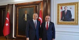 TFF Başkanı Mehmet Büyükekşi’den İçişleri Bakanı Ali Yerlikaya’ya ziyaret
