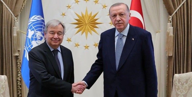Cumhurbaşkanı Erdoğan, BM Genel Sekreteri Guterres ile telefonda görüştü