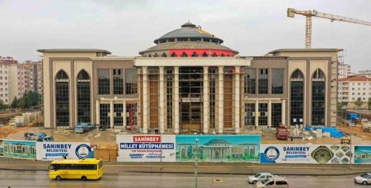Şahinbey Millet Kütüphanesinde çalışmalar tüm hızıyla sürüyor
