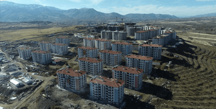 Malatya Doğanşehir'de deprem konutlarından 350'si teslimata hazırlanıyor