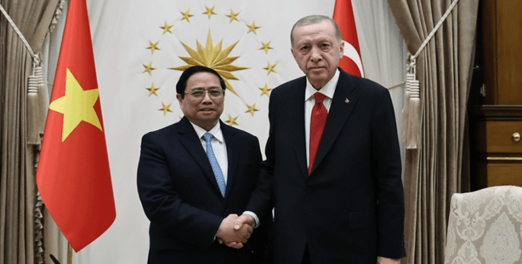 Cumhurbaşkanı Erdoğan, Vietnam Başbakanı Pham'ı kabul etti