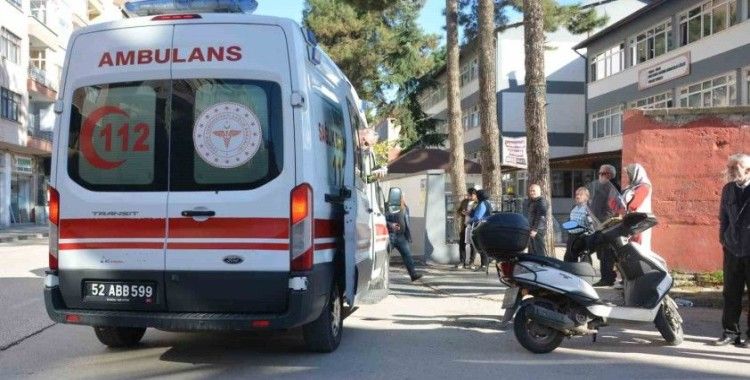 Ordu’da motosiklet otomobille çarpıştı: 1 yaralı

