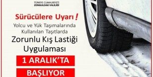 Zonguldak’ta 1 Aralık’ta kış lastiği uygulaması başlıyor
