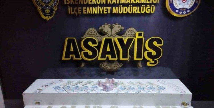 Hatay’da kumar baskınında 28 bin 385 TL para cezası uygulandı
