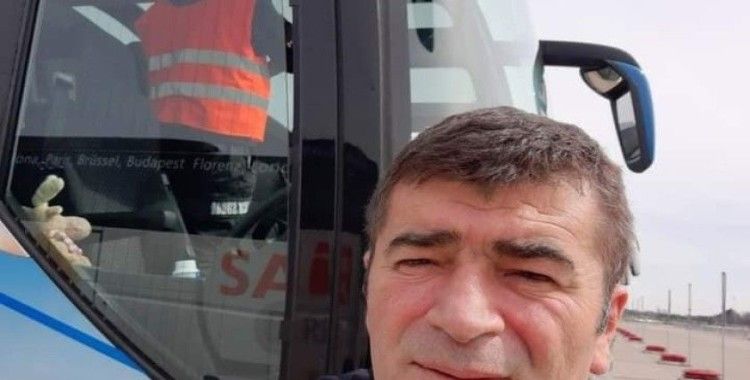 Gurbetçi otobüs şoförü kazada hayatını kaybetti