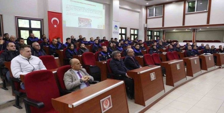 Zabıta personeline yönelik eğitimlerini tamamladı
