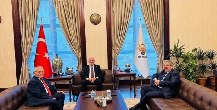 Başkan Büyükkılıç’tan, Ak Parti Genel Başkan Vekili Mustafa Elitaş’a ziyaret

