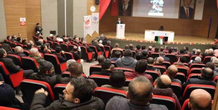 AGD Kayseri Şube Başkanı Şahin: “İsrail şımarıklığını Müslümanların sessizliğinden alıyor”
