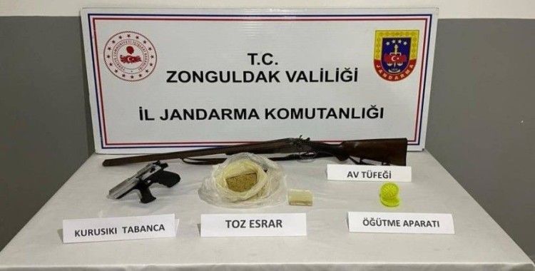 Zonguldak'da uyuşturucu operasyonu: 4 tutuklama