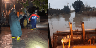 Yalova'da yağış nedeniyle mahsur kalan 10 kişi kurtarıldı