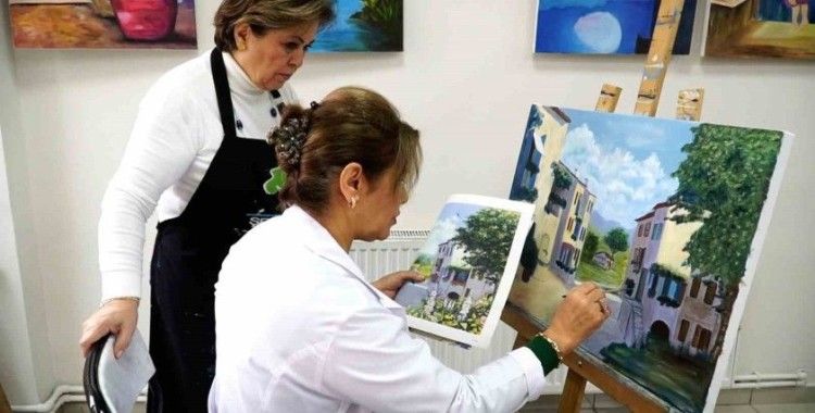 Şehitkamil’de resim kursuna yoğun ilgi
