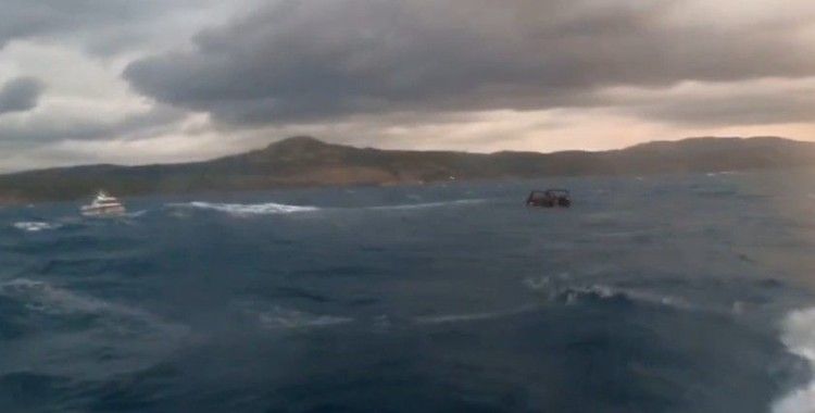 (Özel) Ege’de ölümle burun buruna...O anlar kamerada
