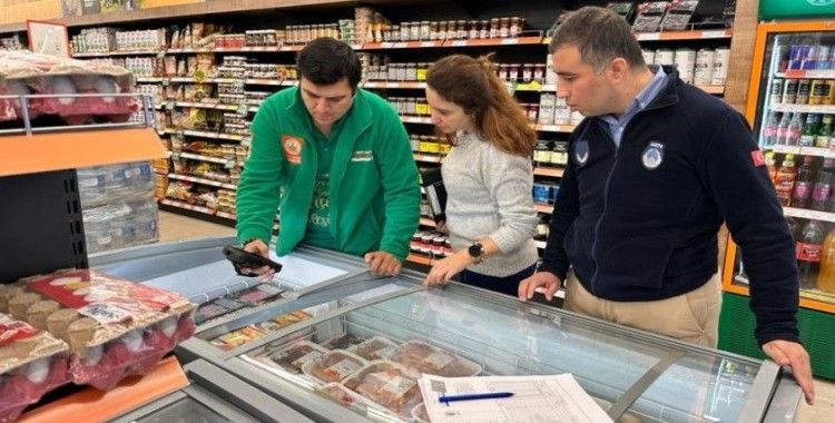 Zabıta ekiplerinden marketlere denetim