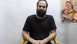 Hamas, İsrail bombardımanında ailesi ölen Gazze'deki İsrailli esirin görüntülerini paylaştı