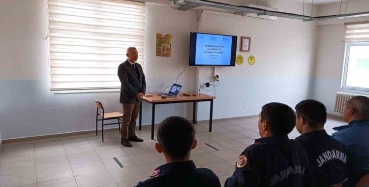Cezaevi Jandarma Tabur Komutanlığı personellerine su verimliliği anlatıldı
