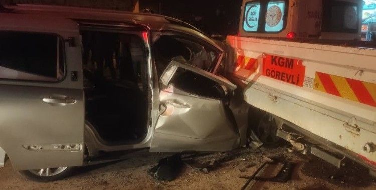 Çanakkale'de zincirleme kaza: 2 yaralı