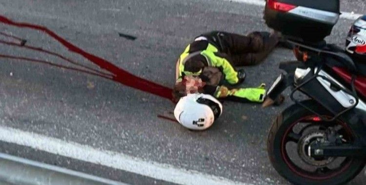 Motosiklet sürücüsü kurtarılmadı
