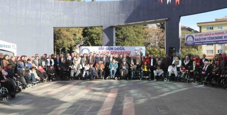 Şahinbey’den 3 bin 712 engelli vatandaşa akülü ve manuel tekerlekli sandalye
