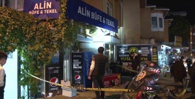Maltepe’de tekel bayisine silahlı saldırı: 1 ağır yaralı
