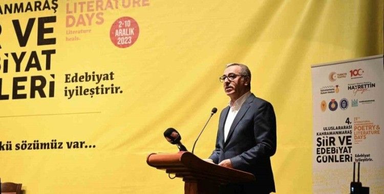 Kahramanmaraş’ta 4. Uluslararası Şiir ve Edebiyat Günleri başladı

