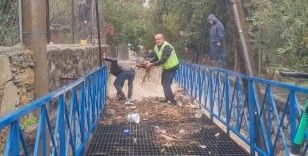 Bodrum’da gelişigüzel atılan çöpler taşkına sebep oluyor
