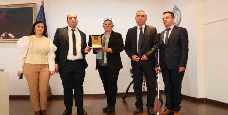 Başkan Çerçioğlu, Altı Nokta Körler Derneği’ni ağırladı
