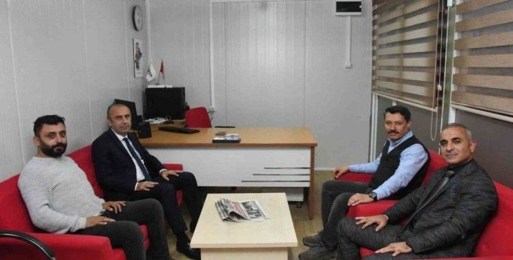 Rektör Kelleş, gazeteciler ile bir araya geldi
