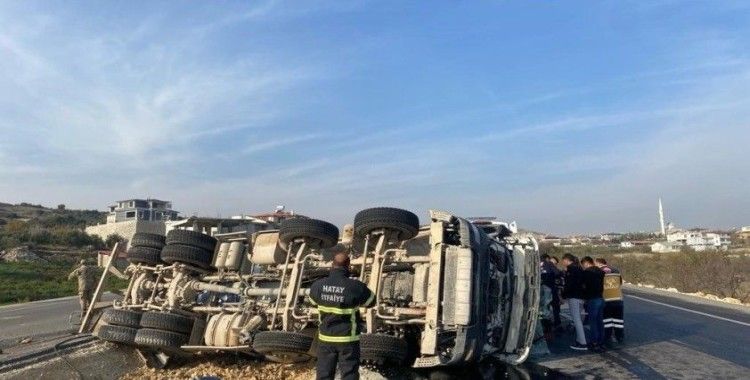 Hatay’da trafik kazası: 1 yaralı
