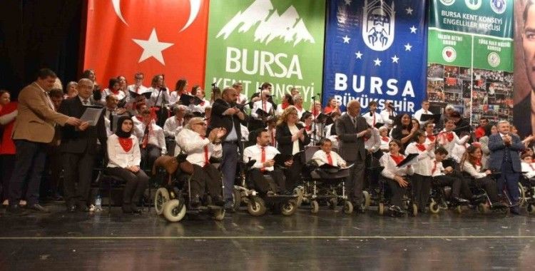 Bursa Engelliler Meclisi’nden unutulmaz konser
