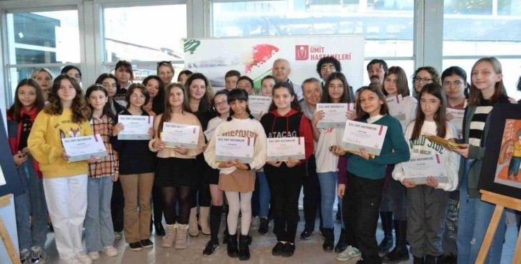 Özel Ümit resim yarışmasında öğrenciler ödüllendirildi
