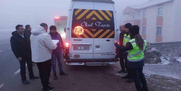 Ağrı’da servis araçlarına sıkı denetim
