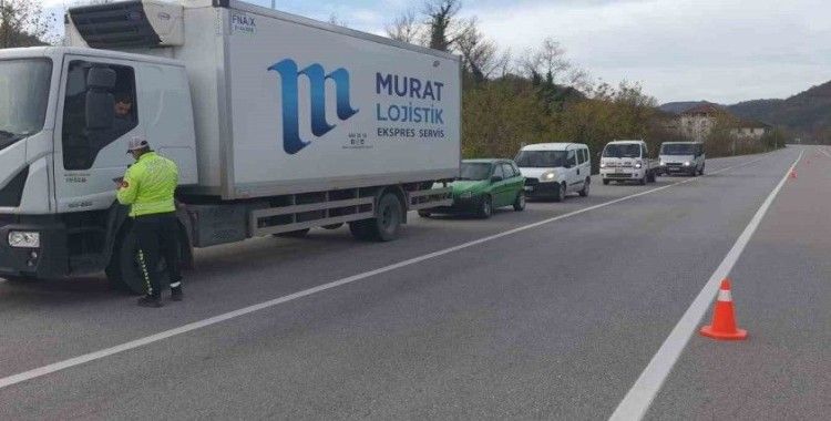 Zonguldak’ta 84 araca 255 bin lira ceza
