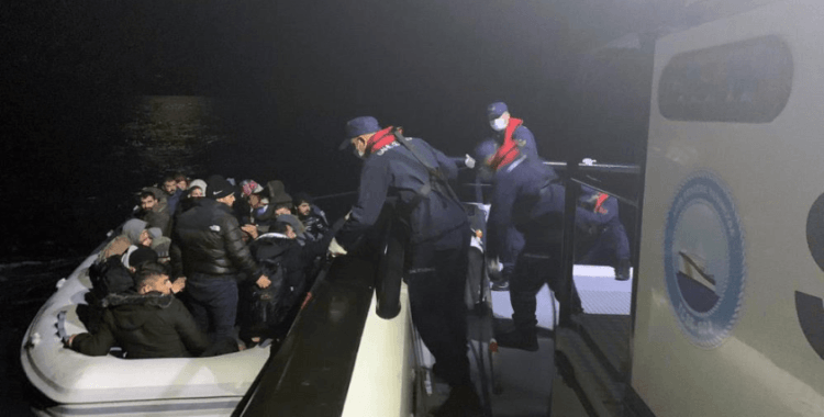 Fethiye’de 33 düzensiz göçmen kurtarıldı