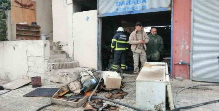Hatay’da çıkan ev yangınına itfaiye müdahale etti
