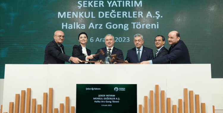 Borsa İstanbul’da gong Şeker Yatırım için çaldı