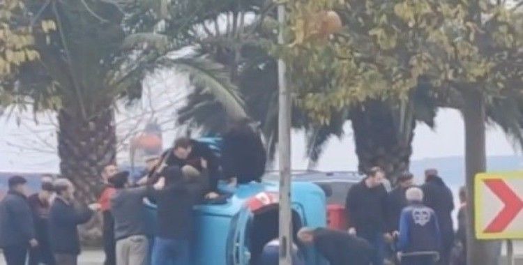 Kartal’da kaza yapan araç takla attı: 1 yaralı
