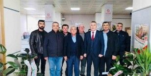 Yeni başkana üzüm üreticilerinin sorunlarını anlattılar
