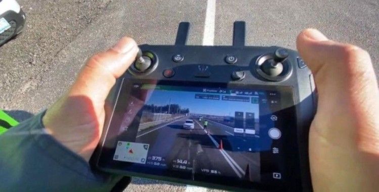 Diyarbakır'da jandarma ekiplerinden dronlu denetim