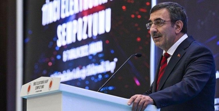 Cumhurbaşkanı Yardımcısı Yılmaz: Elektronik harp sistemleriyle Mavi Vatan'da da daha güçlü hale geleceğiz